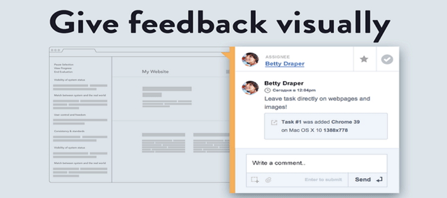 visual feedback