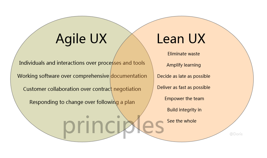 agile UX vs lean UX principles