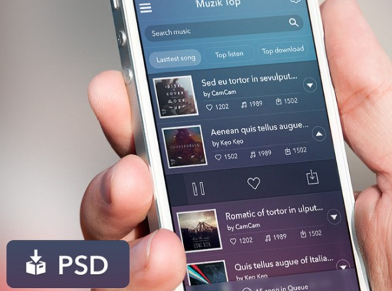 Music App UI