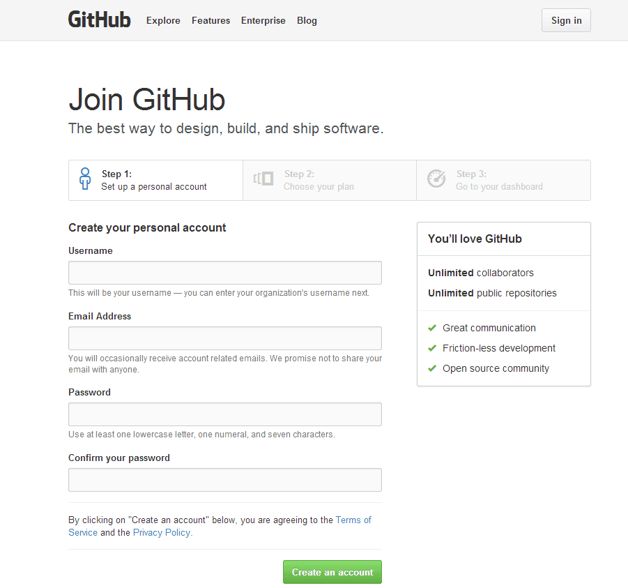 github form