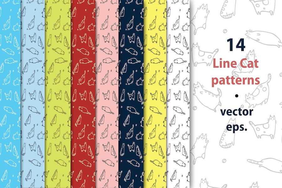 14 line cat patterns