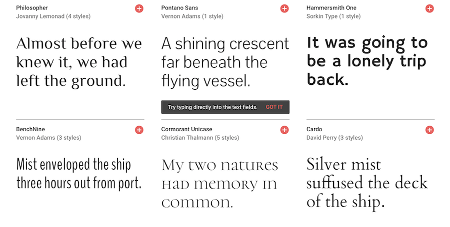 google fonts preview 3