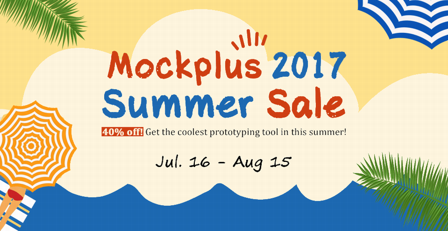 Mockplus summer sale