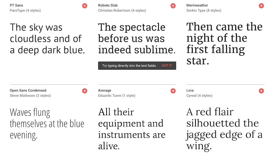 google fonts preview 1