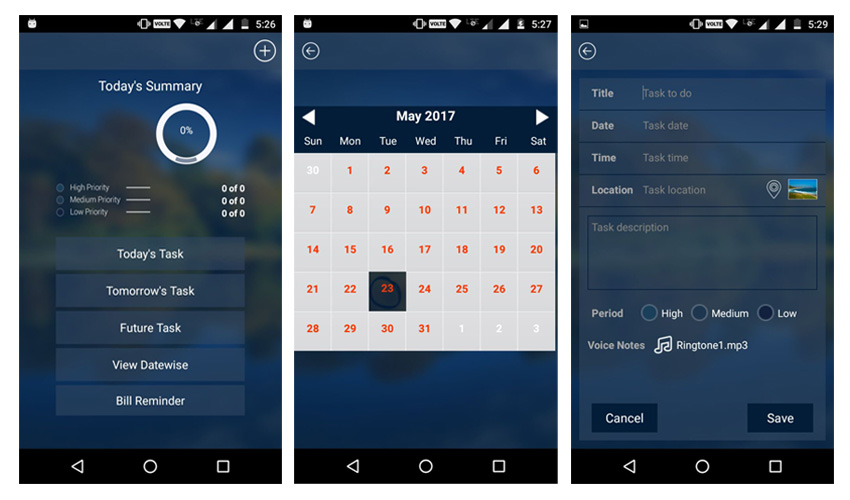 Task Reminder – Project Management App