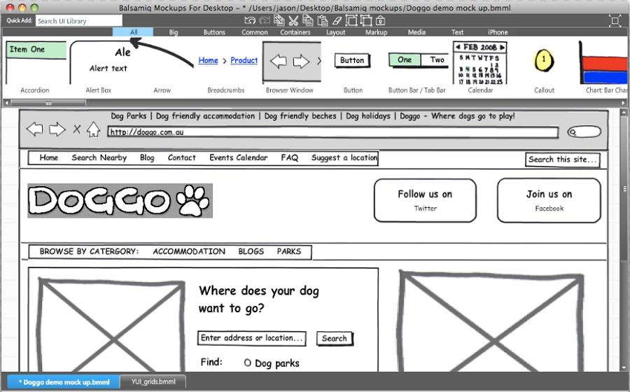 Prototyping Tool Balsamiq