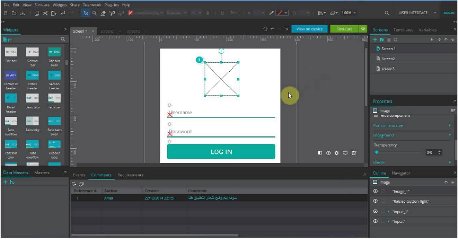 Prototyping Tool Justinmind