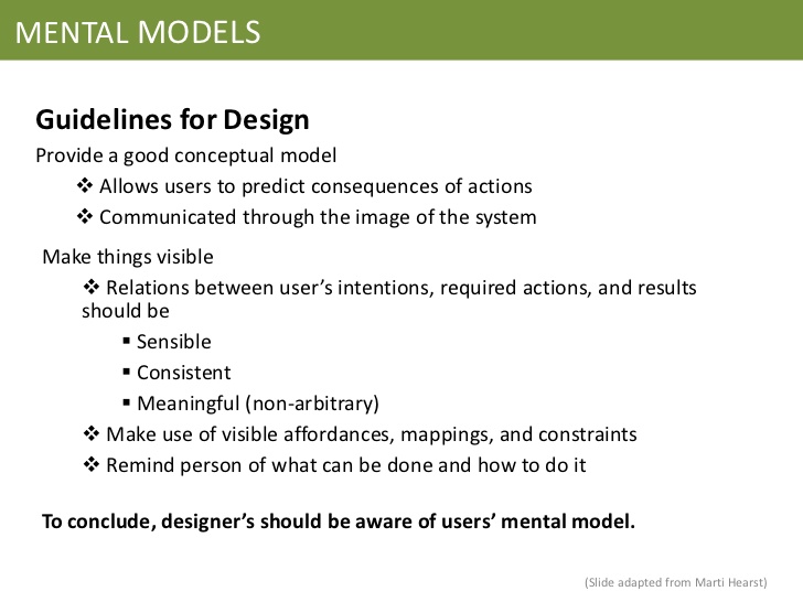 Mental models final presentation