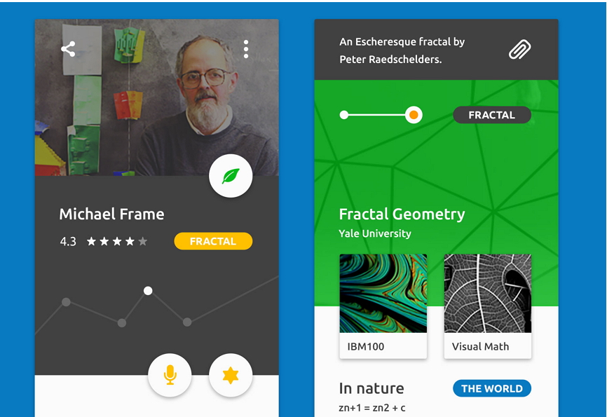 Mobile App UI Design Trends Simple Curves and Geometries