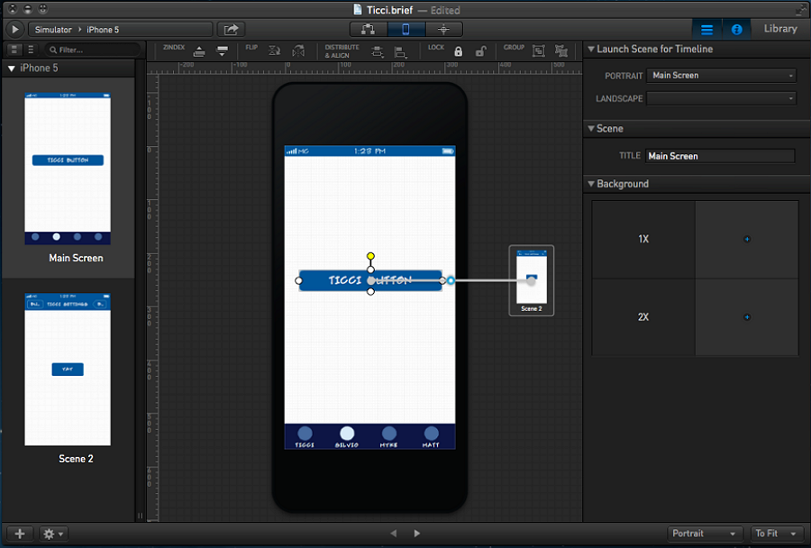 Wireframe tools for apps