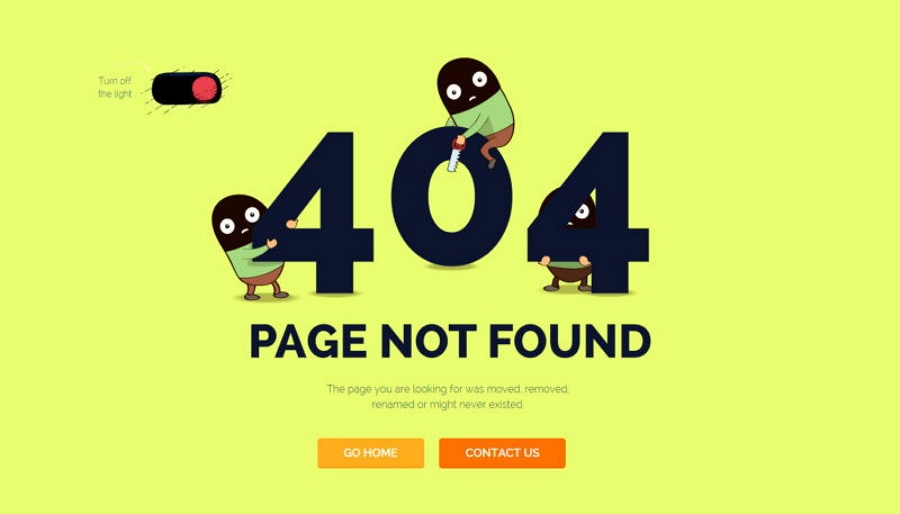 14 Latest And Best 404 Error Page Designs For Webs Mobile Apps