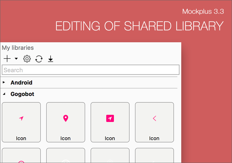 Editing of Shared Component Library