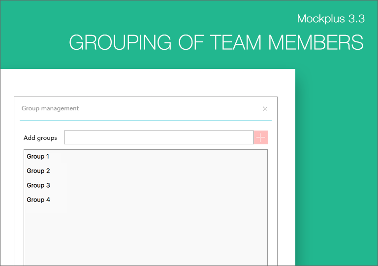 Grouping of team members