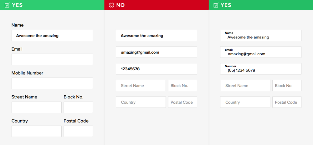 5 Best Practices Of Mobile Form Design Examples And Principles