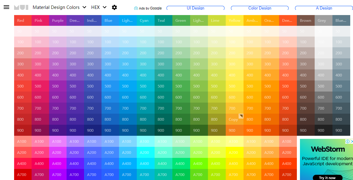 The Best List Of Material Design Color Palettes Tools