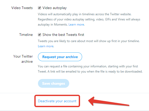 Don’t hide delete account option