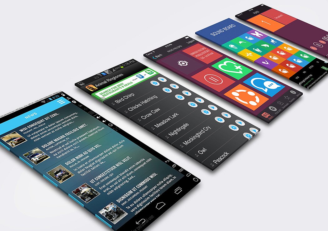 Android Mobile App Mockup
