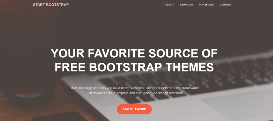 Small Business Bootstrap Marketing Website Template