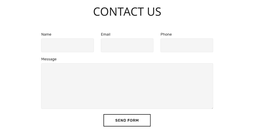 Contact Info Template from file.mockplus.com