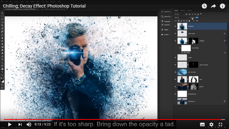 Chilling Decay Effect Photoshop Tutorial