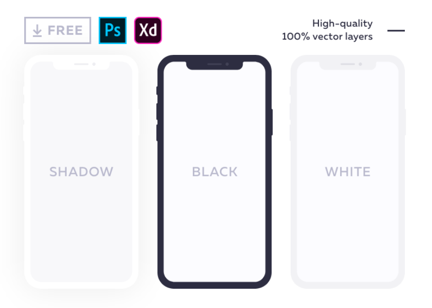 Download 42 Best iPhone X, iPhone XS(Max) Mockups for Free Download PSD+Sketch+PNG