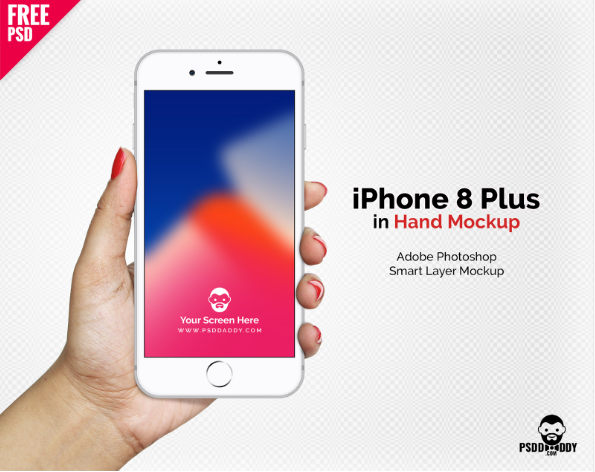 Download 25 Best iPhone 8 Mockups and Templates for Free Download ...