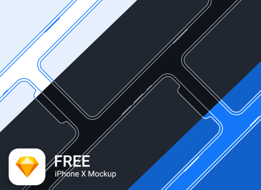 15. iPhone X Mockup Freebie for Sketch