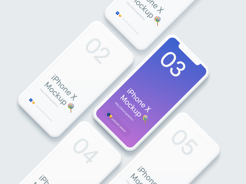 42 Best iPhone X, iPhone XS(Max) Mockups for Free Download ...