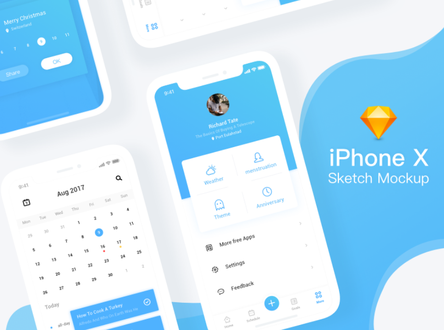 Download 42 Best iPhone X, iPhone XS(Max) Mockups for Free Download ...