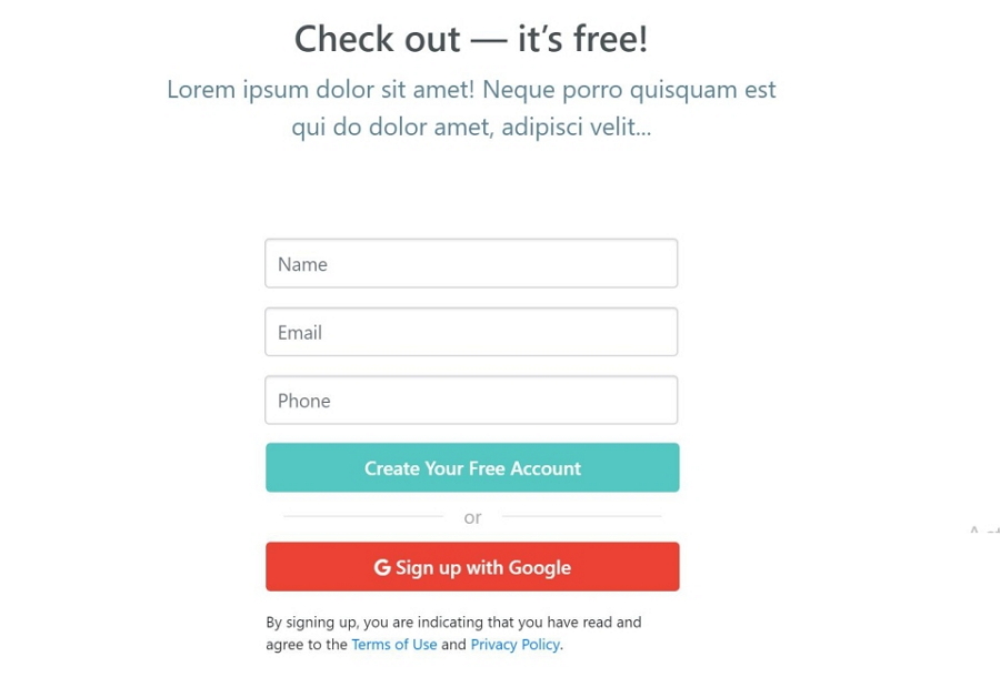 50 Best Free Bootstrap Form Templates Examples In 2019
