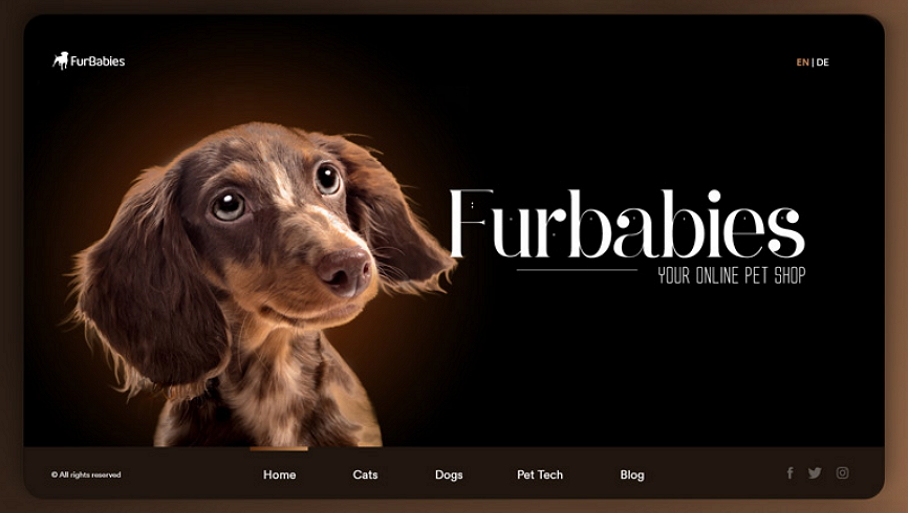 Free Design Materials – 35 Awesome Pet & Animal Website Designs for Your  Inspiration