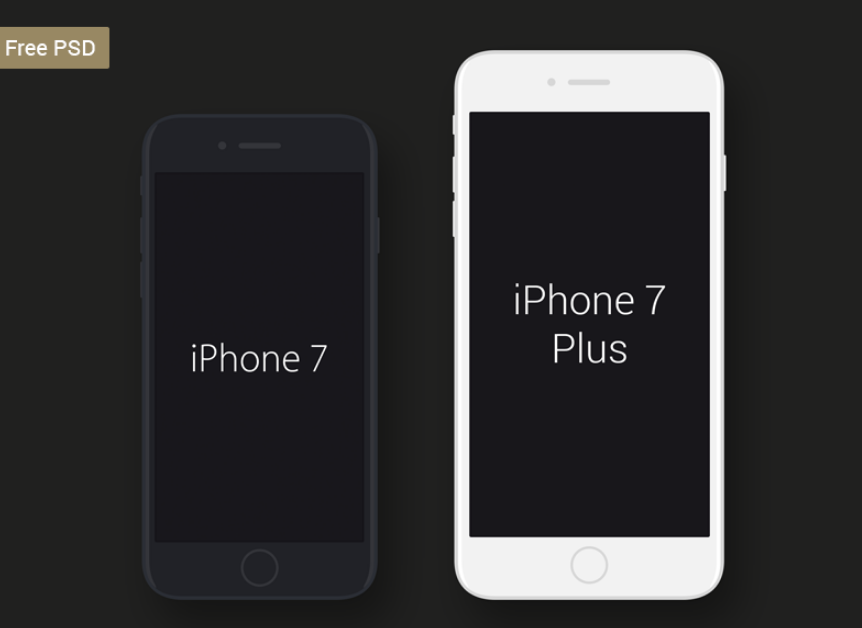 Download 37 Best Free And Paid Iphone 7 Mockups And Resource Psd Sketch PSD Mockup Templates