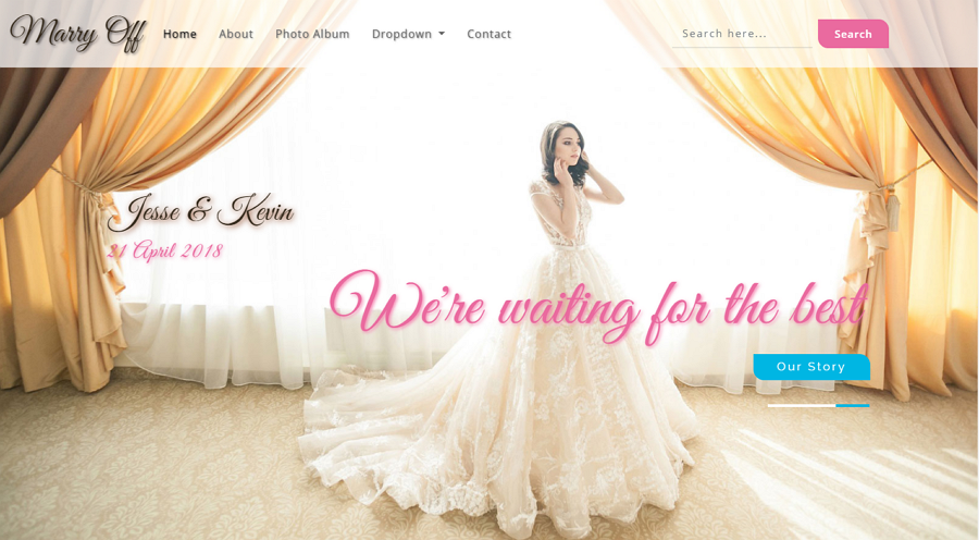 20 Best Wedding Website Templates Examples Free Download