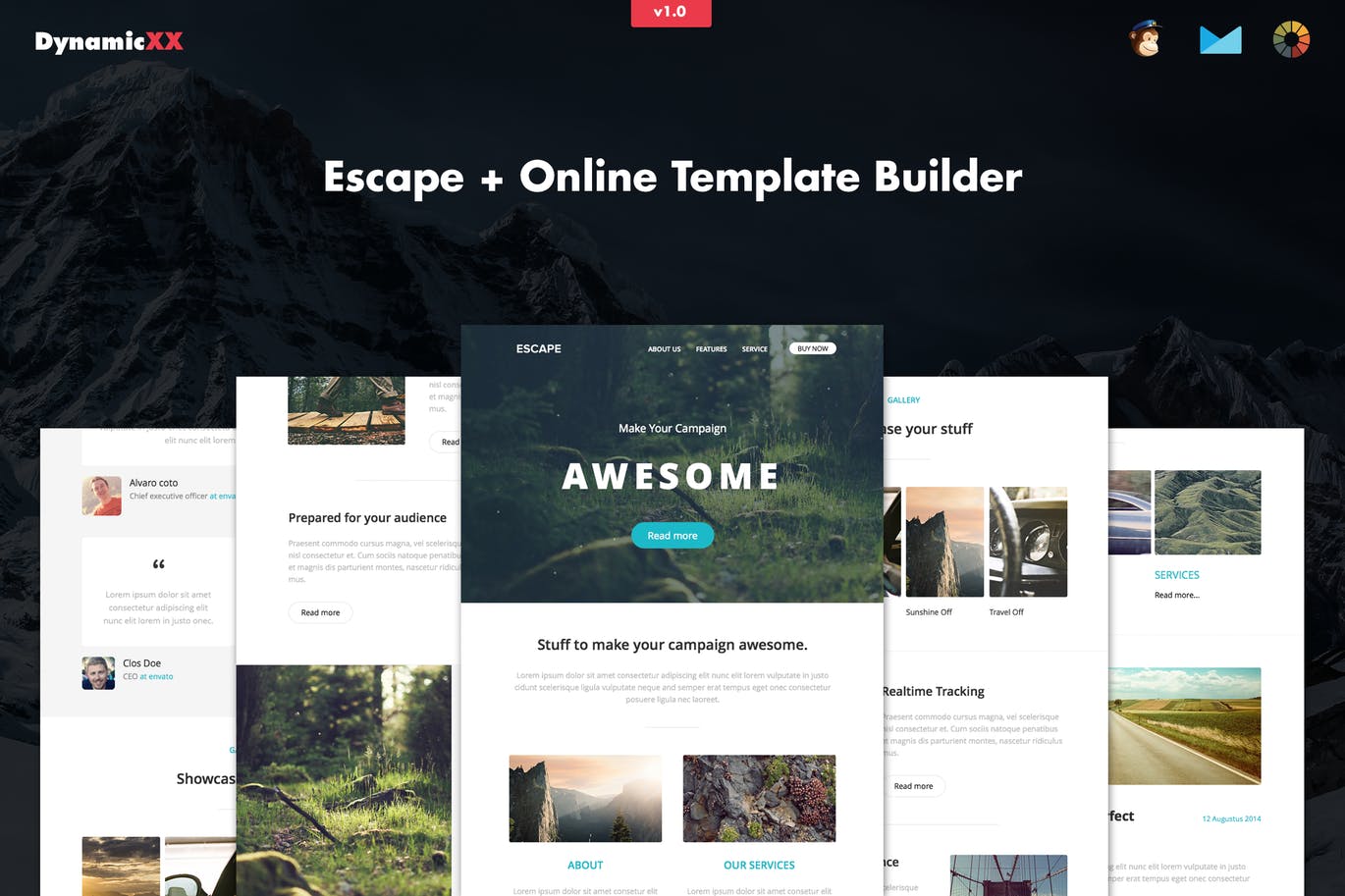 Escape – Free Responsive Email + Template Builder