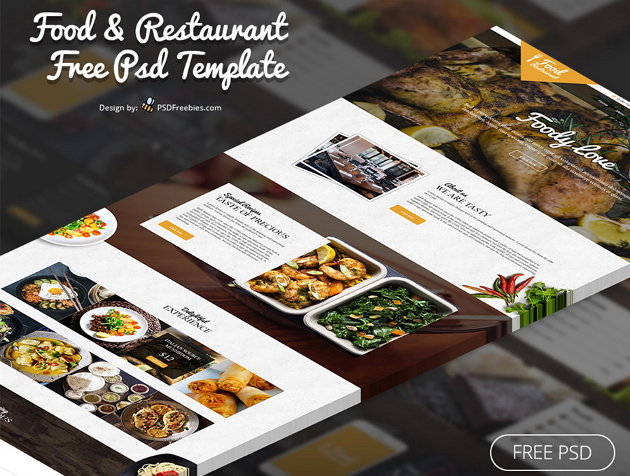 20 Best Free Photoshop Design Website Templates PSD Files 