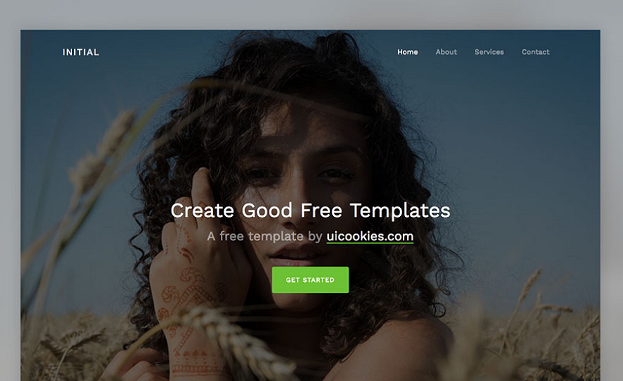 simple html css website template