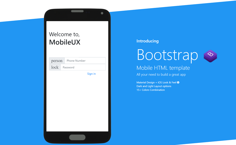 bootstrap-mobile-app-template