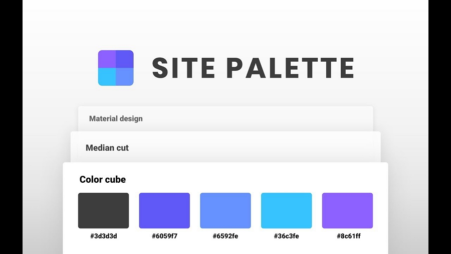Paleta del sitio Google Extension para extraer colores de cualquier sitio web