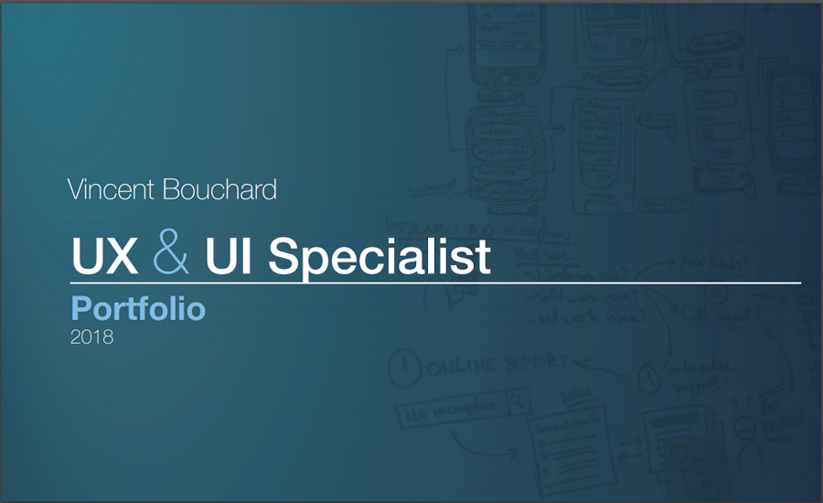 Vince Bouchard – a senior UX/UI product designer portfolio